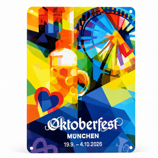 Oktoberfest™ Blechschild Jahresmotiv 2026