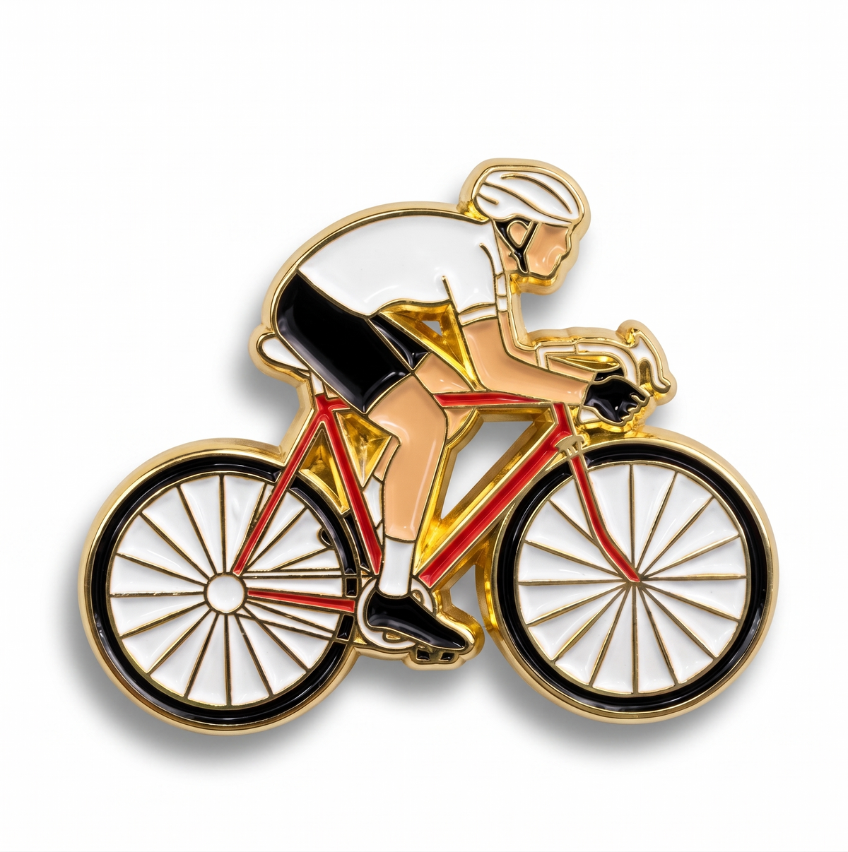 Anstecker Fahrrad bunt