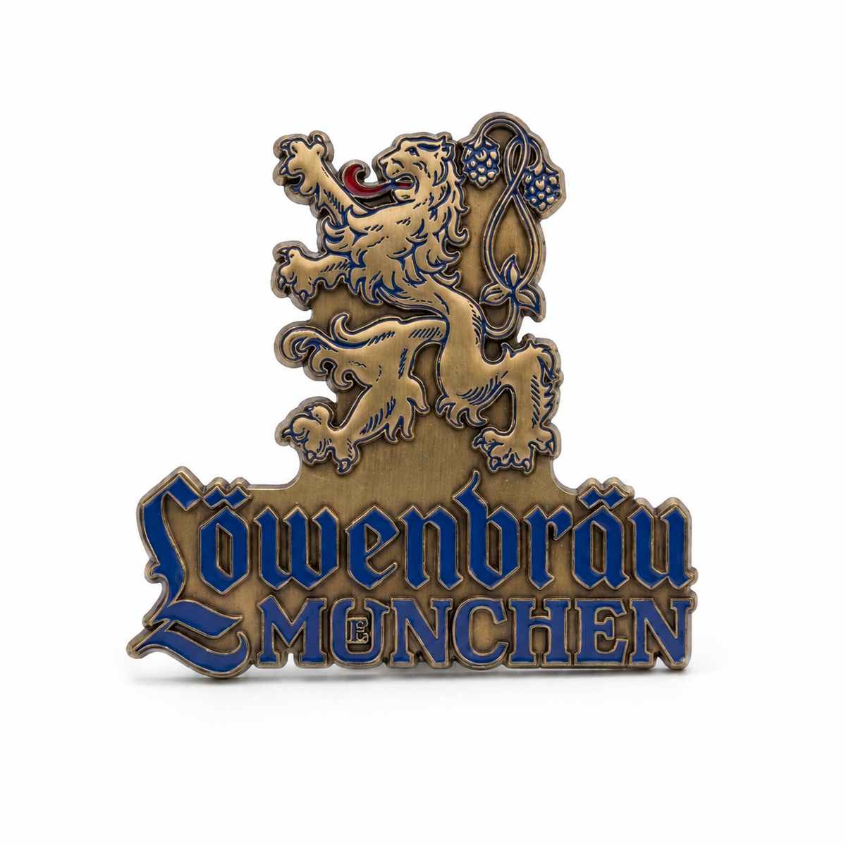 Anstecker Löwenbräu Logo