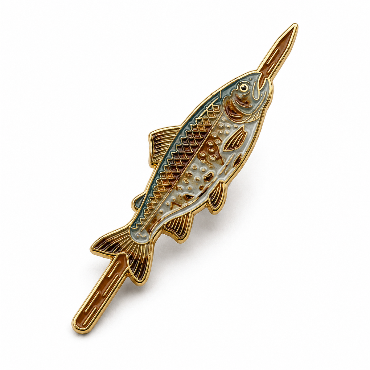 Anstecker Steckerlfisch
