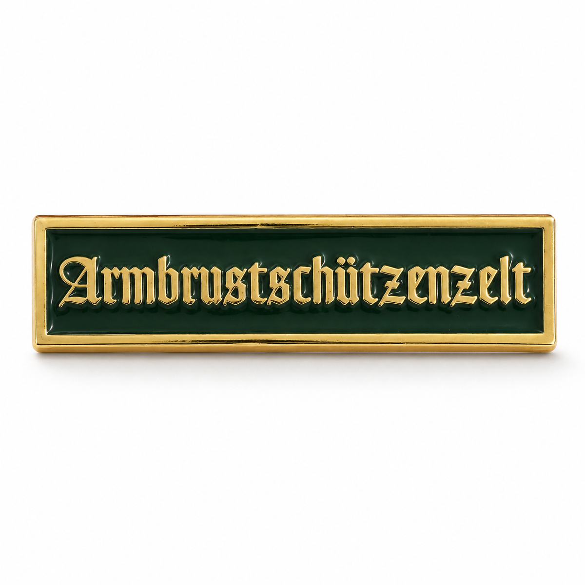 Anstecker Armbrustschützenzelt Schriftzug