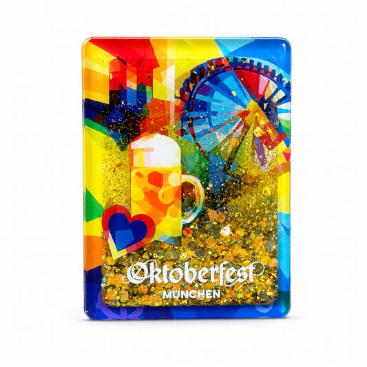 Oktoberfest™ Magnet Glitzerstaub Jahresmotiv 2026