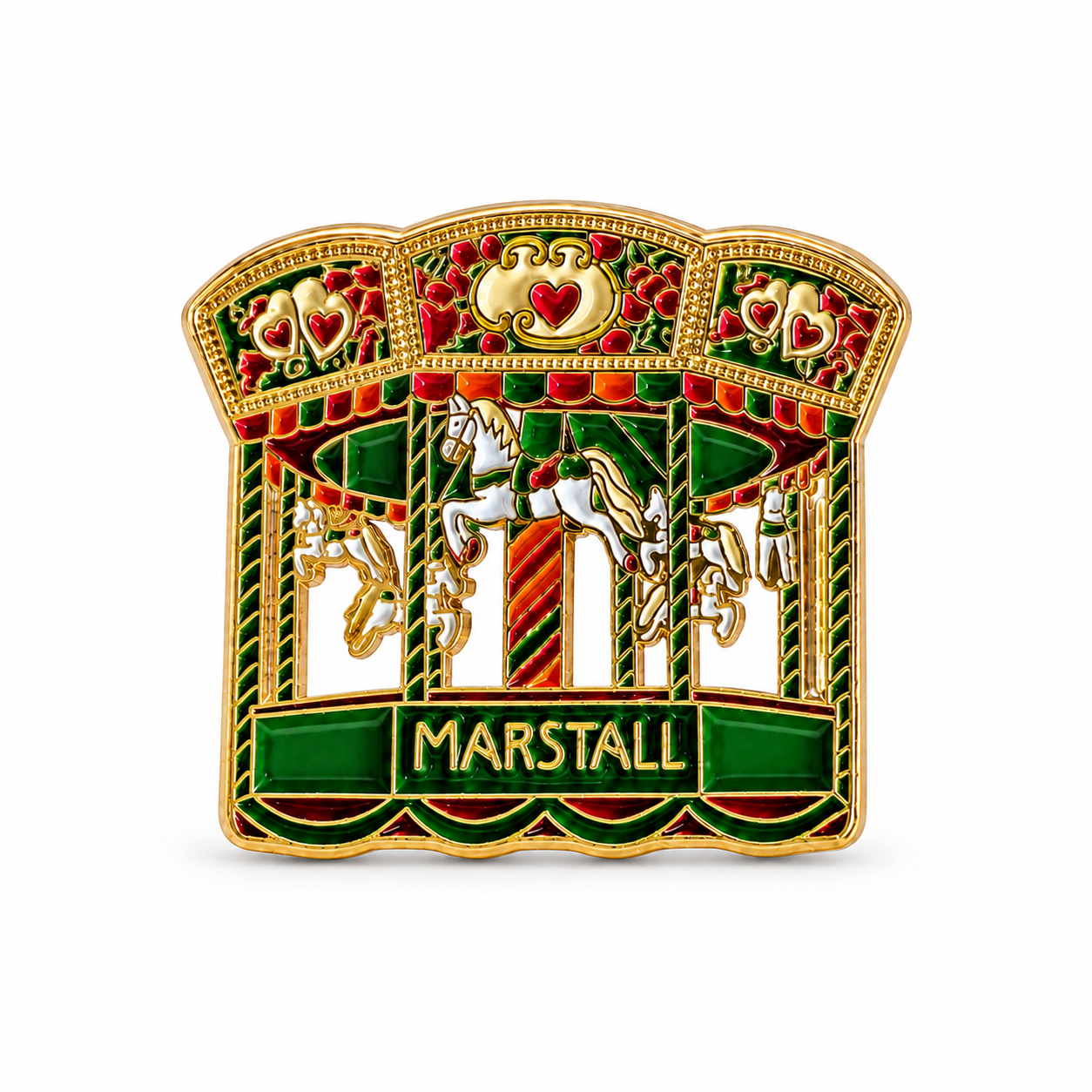 Pin Marstall Pferdekarussell