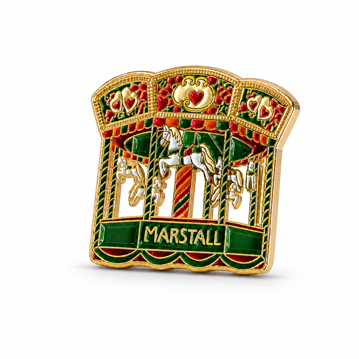 Pin Marstall Pferdekarussell