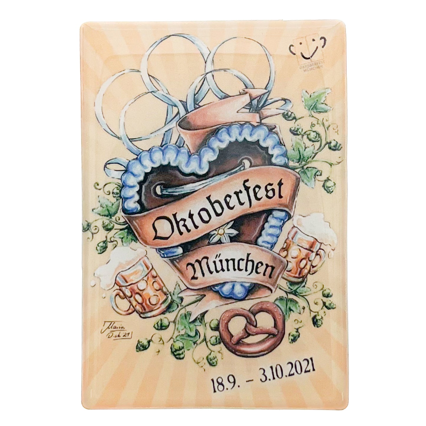 Oktoberfest™ Historische Jahresmotivmagnete 1952-2026