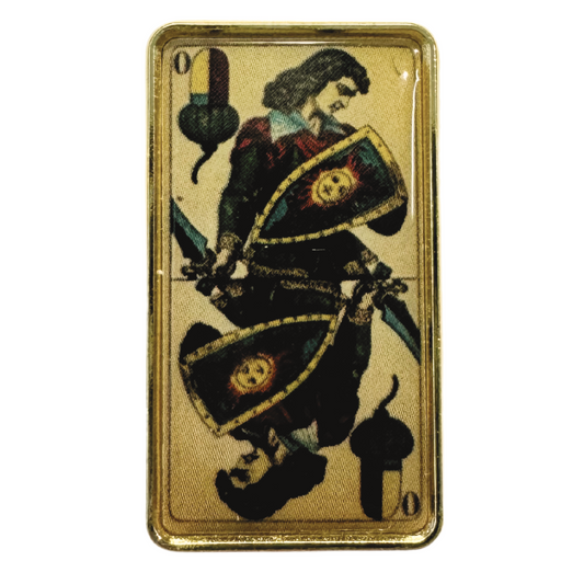 Pin Schafkopfkarte Eichel Ober