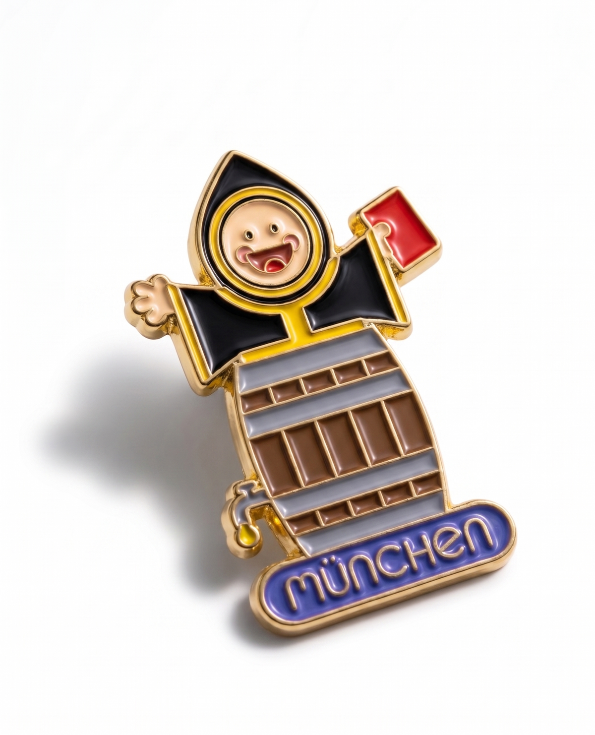 Anstecker Funnynauts Münchner Kindl