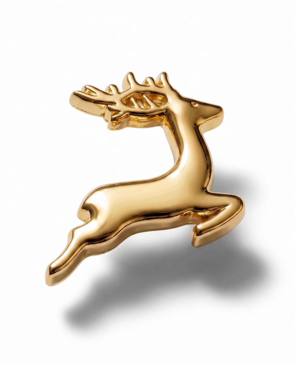 Anstecker Hirsch gold
