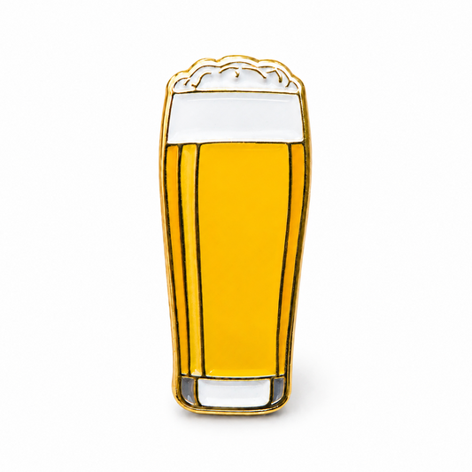Anstecker Bierglas