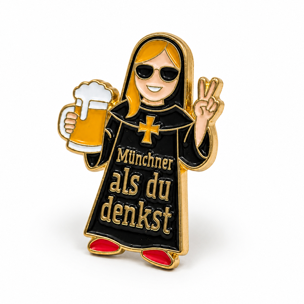 Anstecker Spruch "Münchner als du denkst"