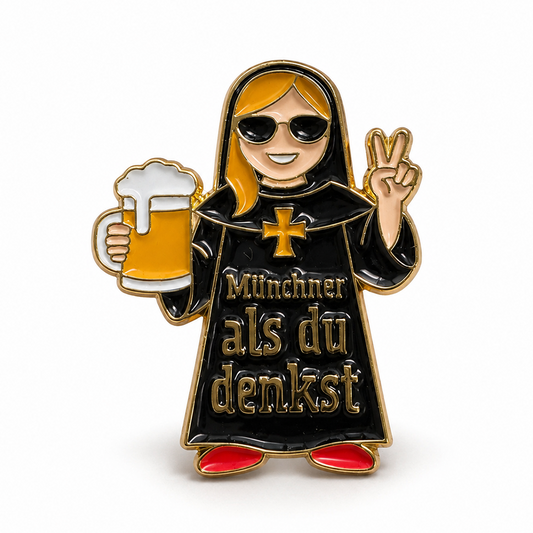 Anstecker Spruch "Münchner als du denkst"