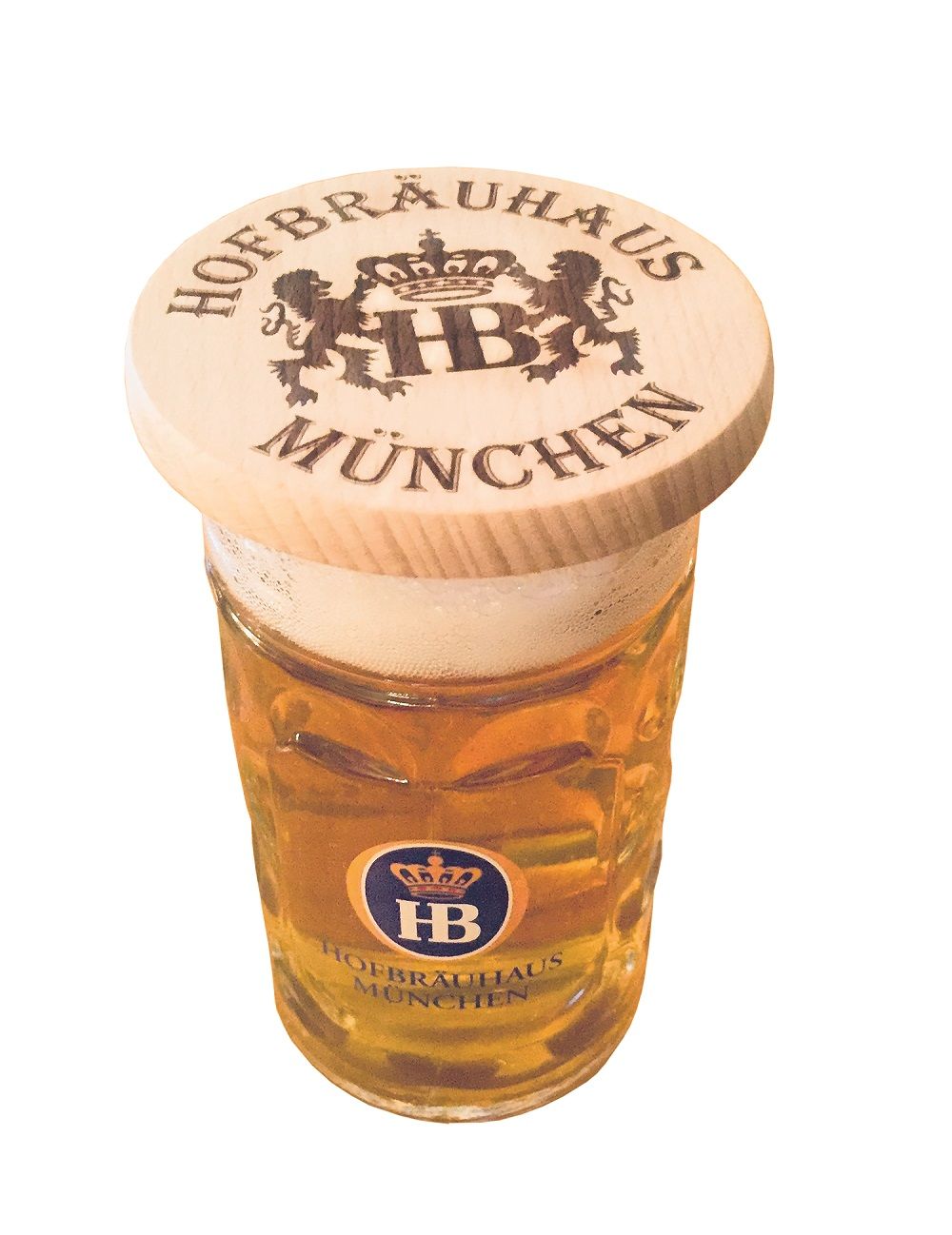 Bierglasdeckel Hofbräuhaus Löwe