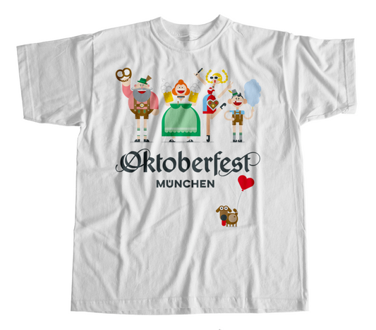 T-Shirt Oktoberfest Happy Bayern