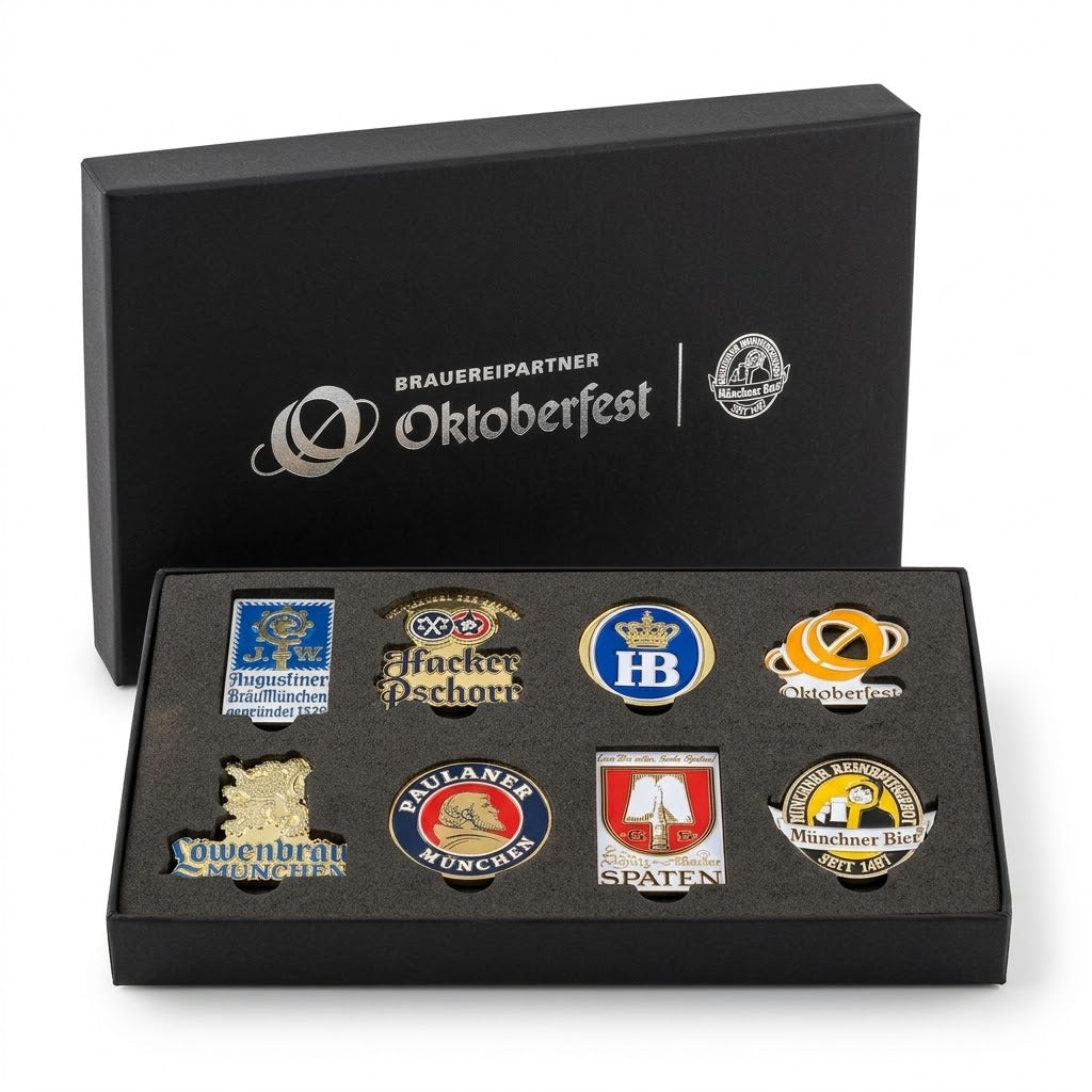 Oktoberfest™ Magnet Geschenkbox Münchner Brauereien