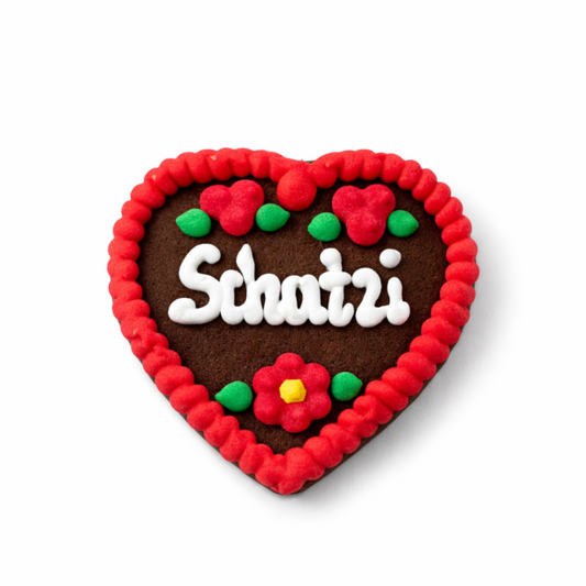 Edle Trachtenfilzherzen - Schatzi