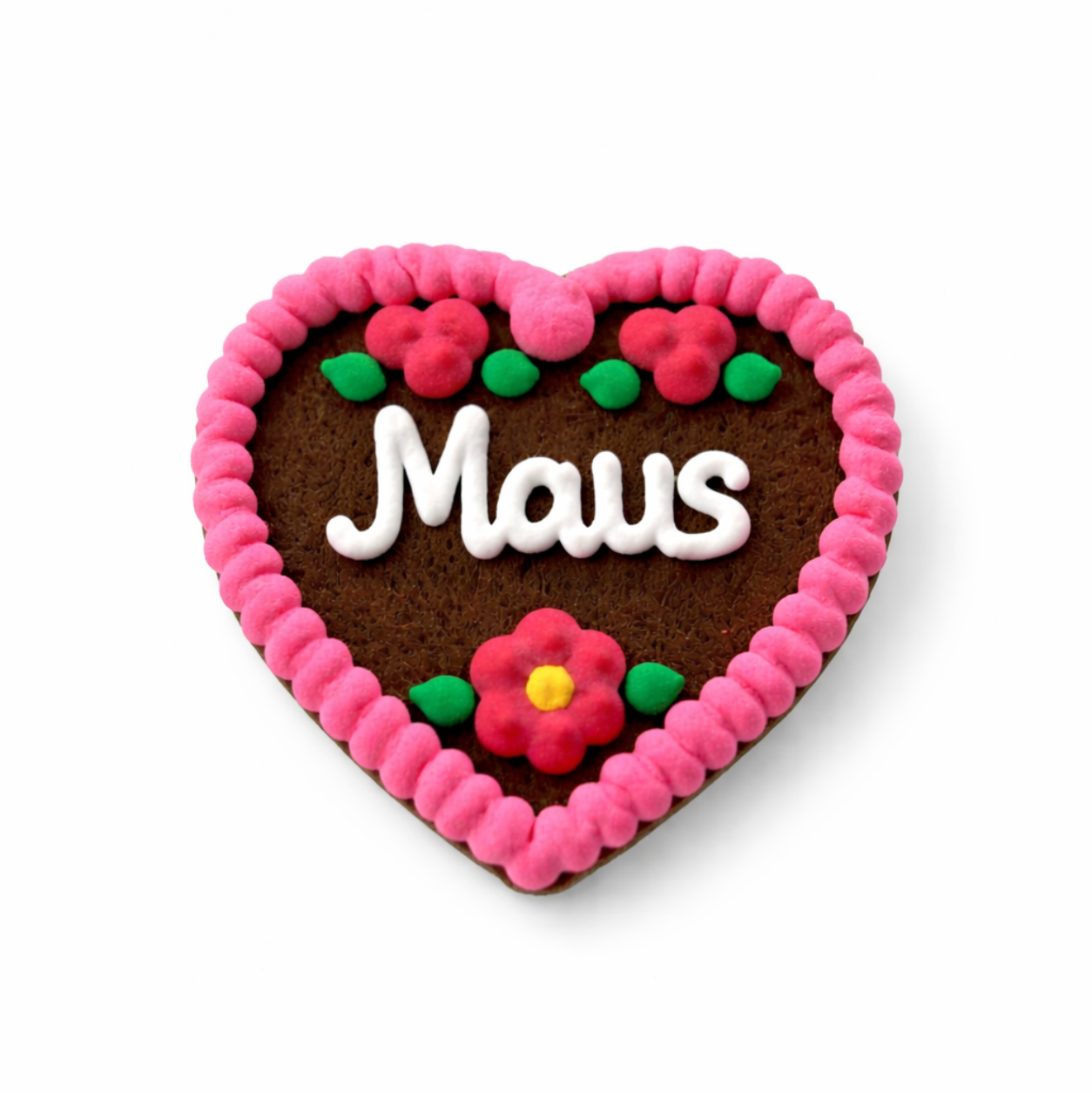 Edle Trachtenfilzherzen - Maus