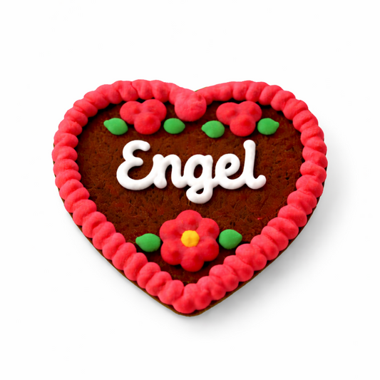 Edle Trachtenfilzherzen - Engel