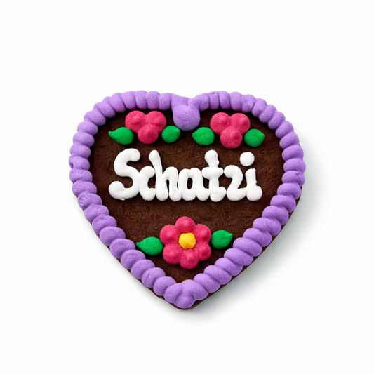 Edle Trachtenfilzherzen - Schatzi
