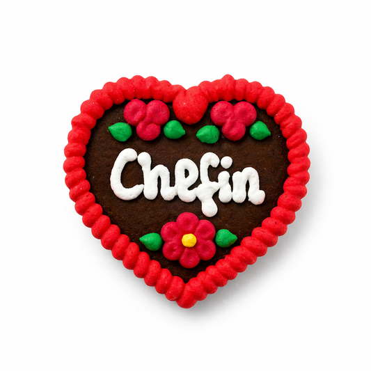 Edle Trachtenfilzherzen - Chefin