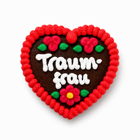 Edle Trachtenfilzherzen - Traumfrau