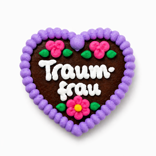 Edle Trachtenfilzherzen - Traumfrau