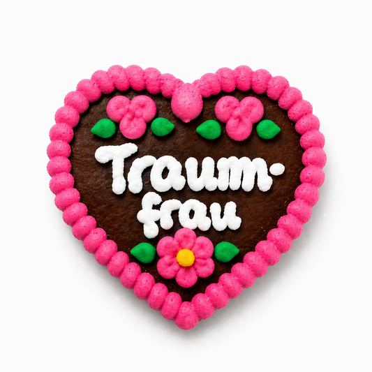 Edle Trachtenfilzherzen - Traumfrau