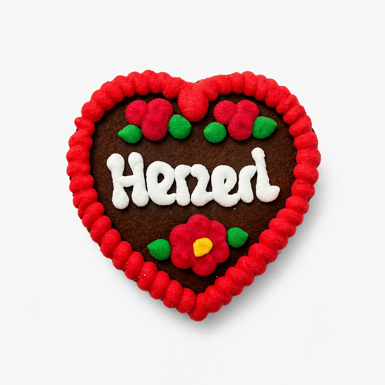 Edle Trachtenfilzherzen - Herzerl