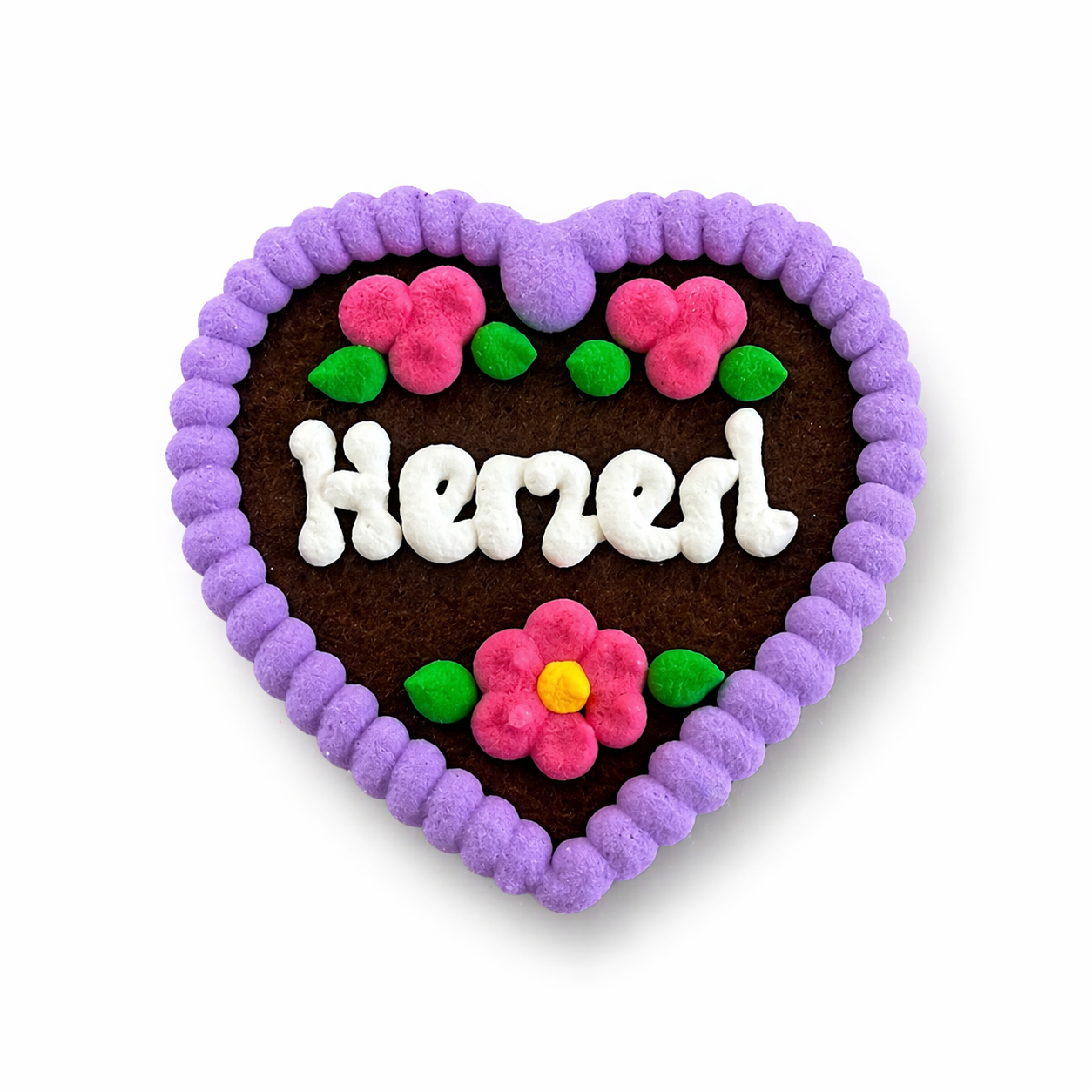 Edle Trachtenfilzherzen - Herzerl