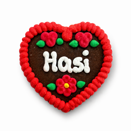 Edle Trachtenfilzherzen - Hasi