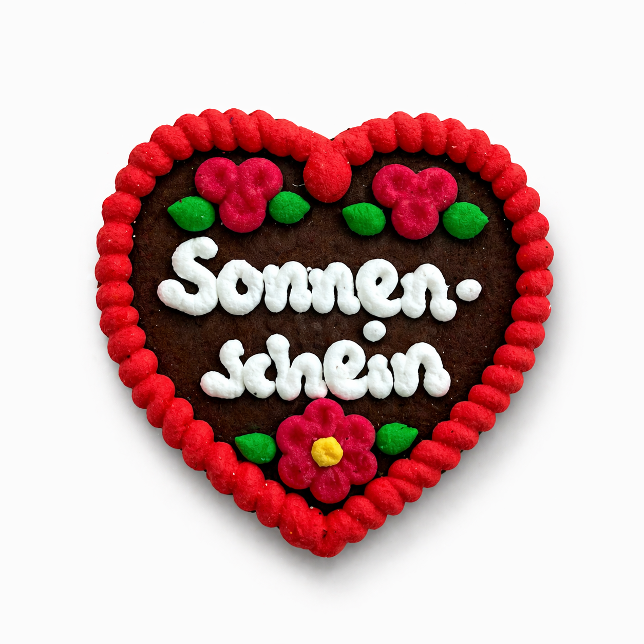 Edle Trachtenfilzherzen - Sonnenschein