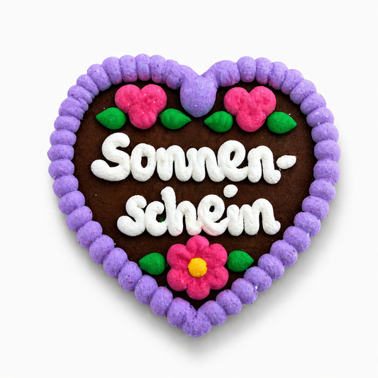 Edle Trachtenfilzherzen - Sonnenschein