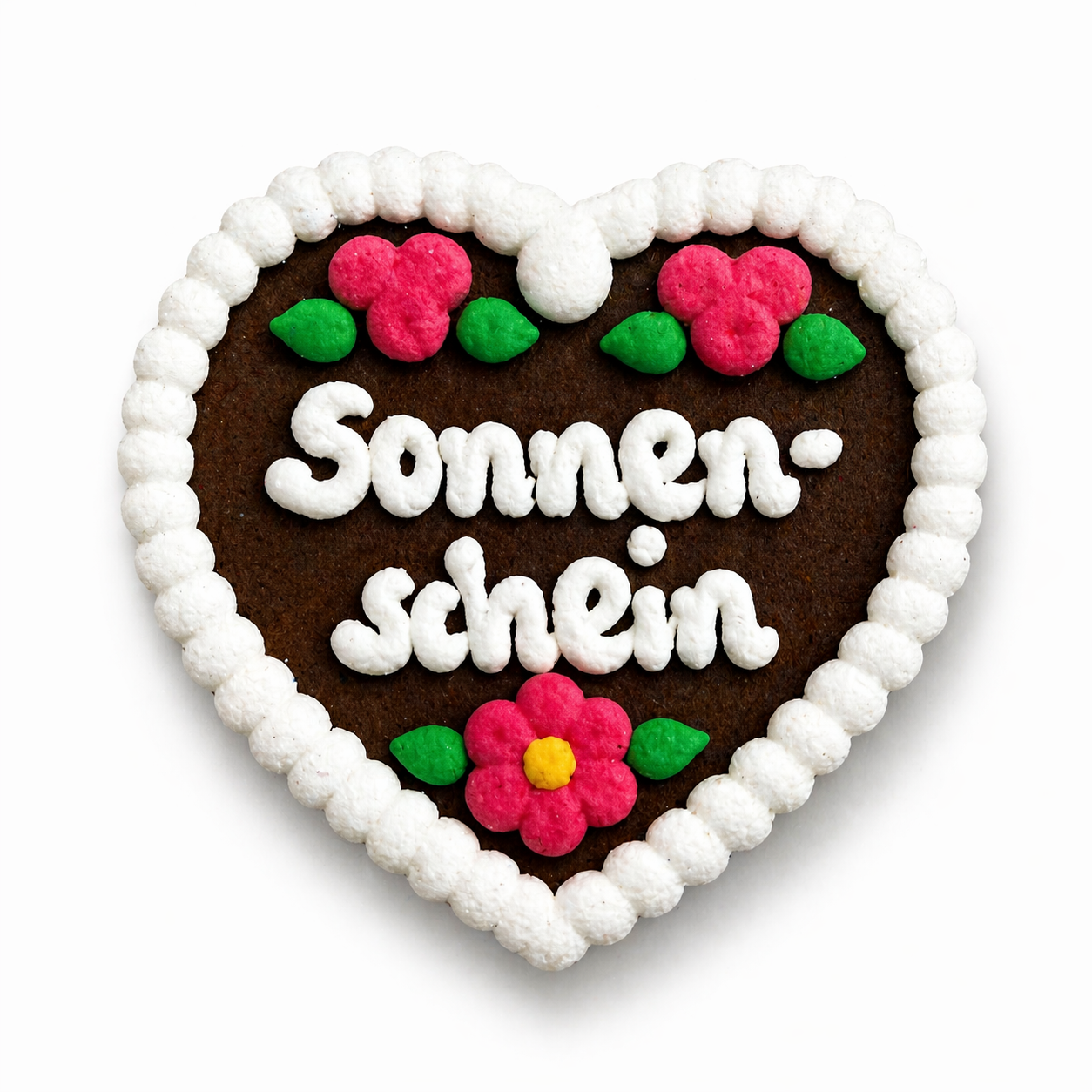 Edle Trachtenfilzherzen - Sonnenschein