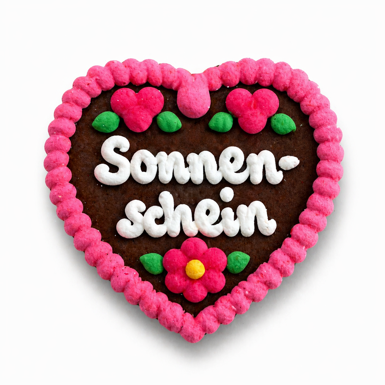 Edle Trachtenfilzherzen - Sonnenschein