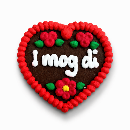 Edle Trachtenfilzherzen - I mog di