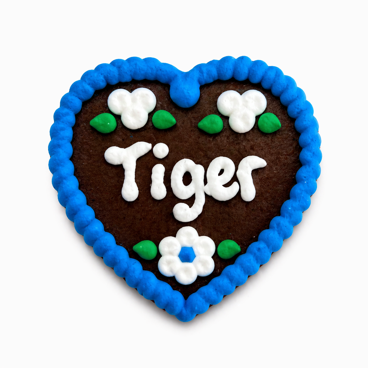 Edle Trachtenfilzherzen - Tiger