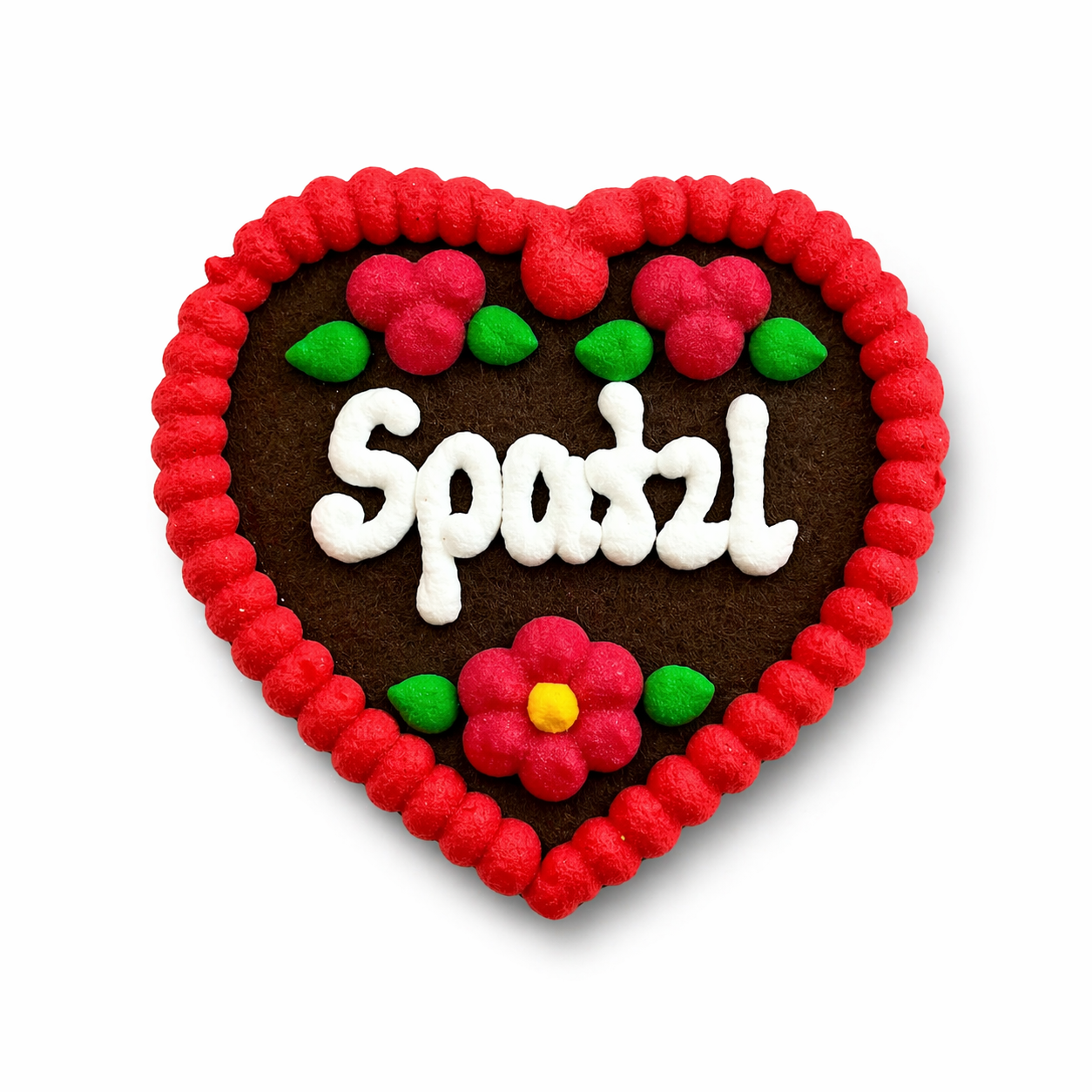 Edle Trachtenfilzherzen - Spatzl