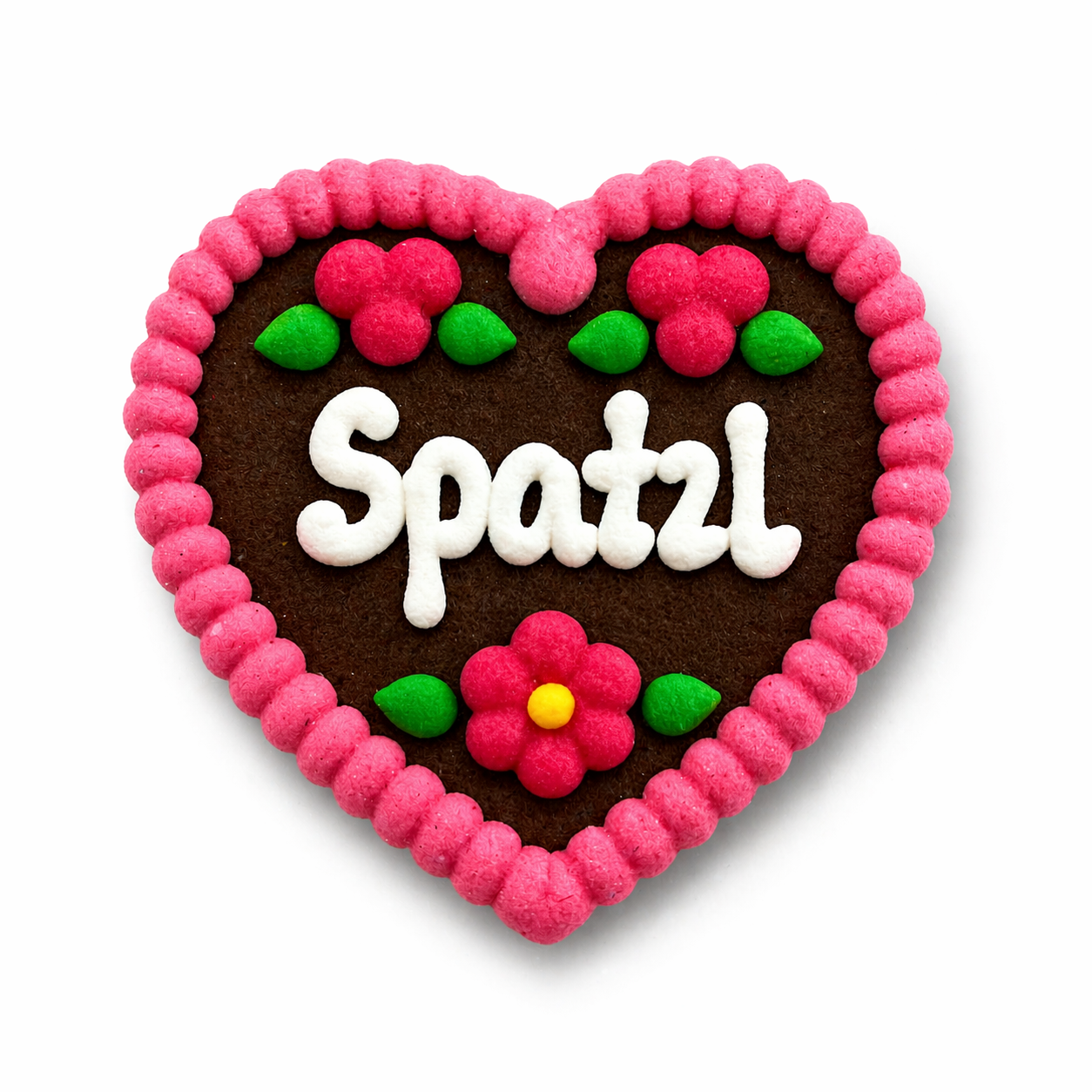 Edle Trachtenfilzherzen - Spatzl