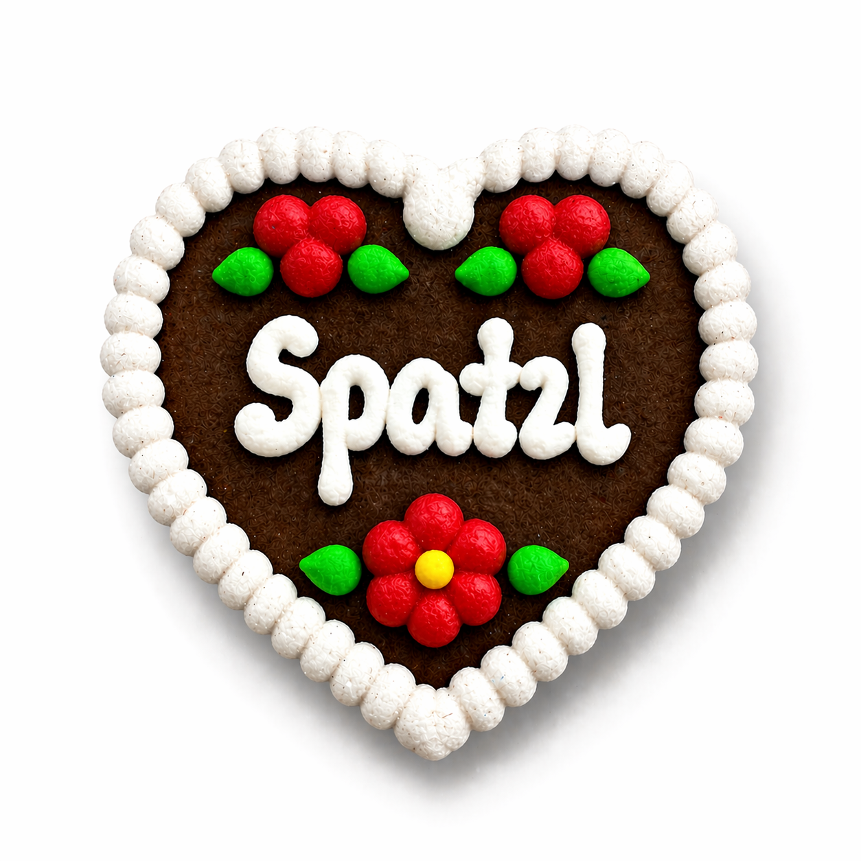 Edle Trachtenfilzherzen - Spatzl