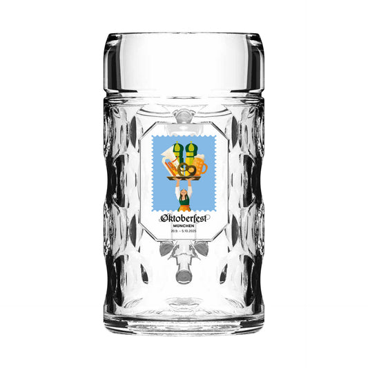 Oktoberfest™ Glas Maßkrug 2025