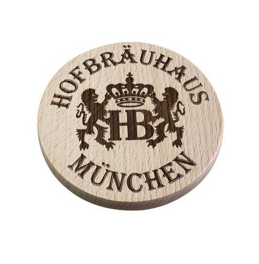 Bierglasdeckel Hofbräuhaus Löwe