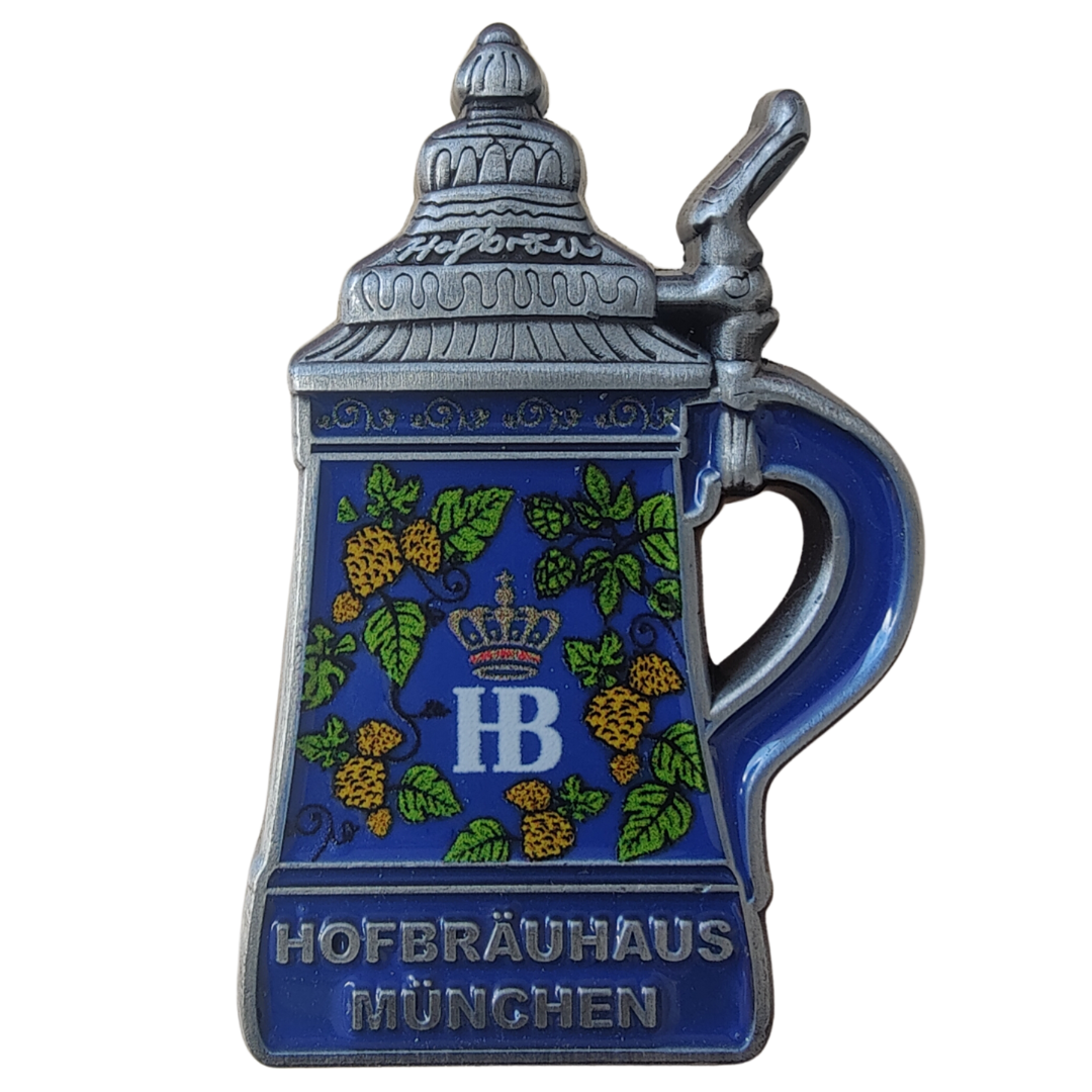 Anstecker Hofbräuhaus Reliefkrug