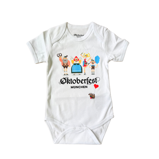 Oktoberfest™ Strampler Happy Bayern