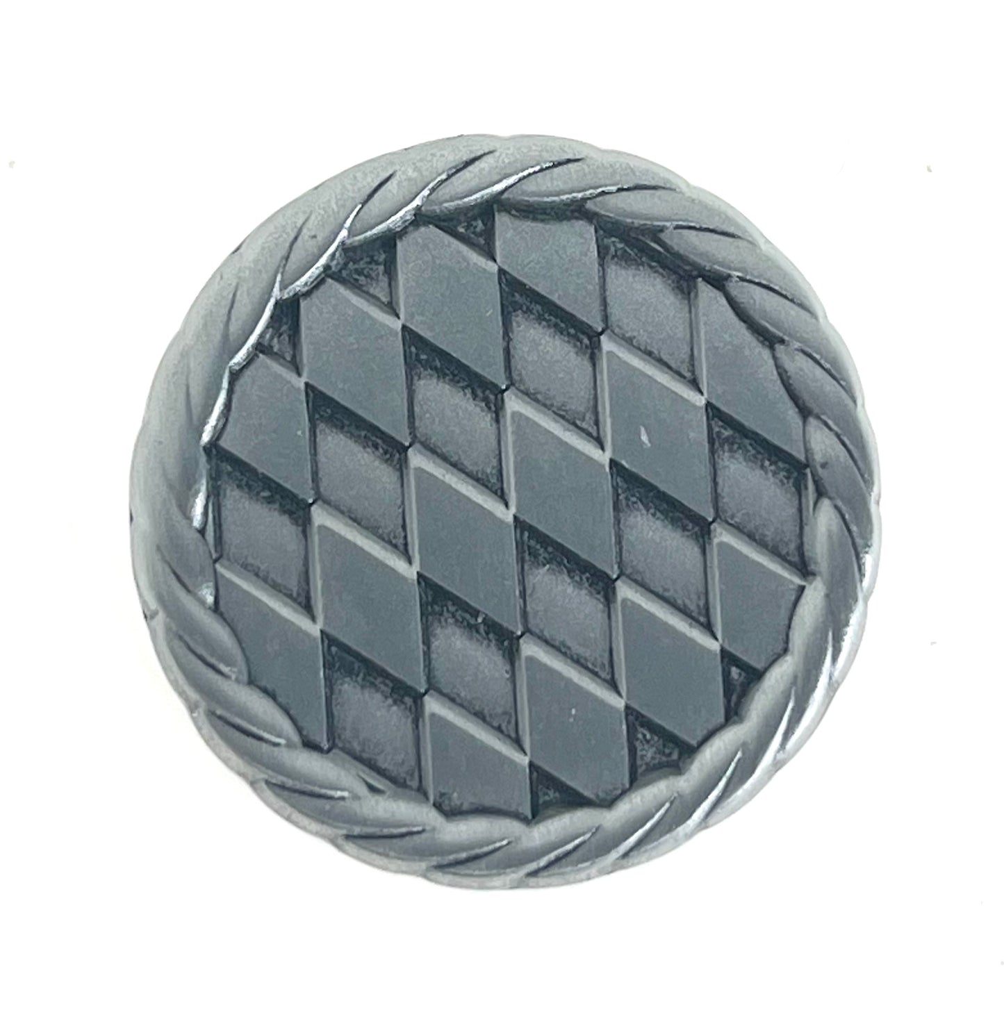 Pin round with diamonds