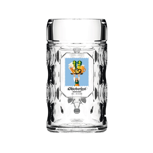 Wiesn™ Glass Beer Mug 2024
