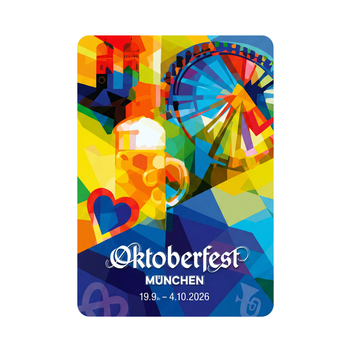 Oktoberfest™ Blechmagnet Jahresmotiv 2026