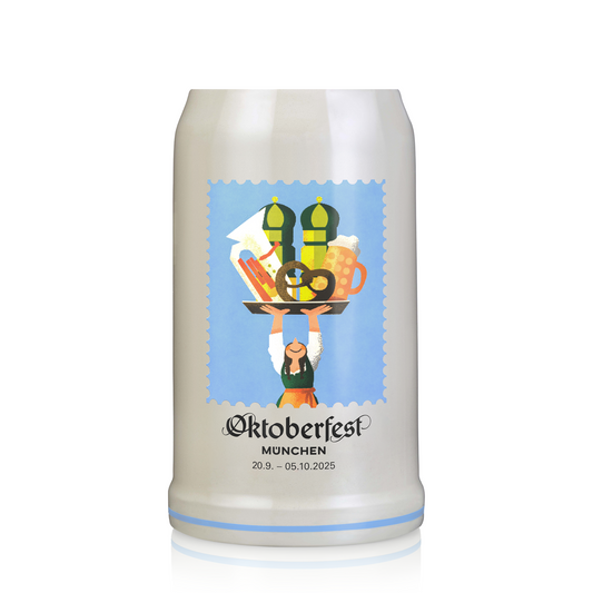 Offizieller Oktoberfest™ Krug 2025 ohne Zinndeckel