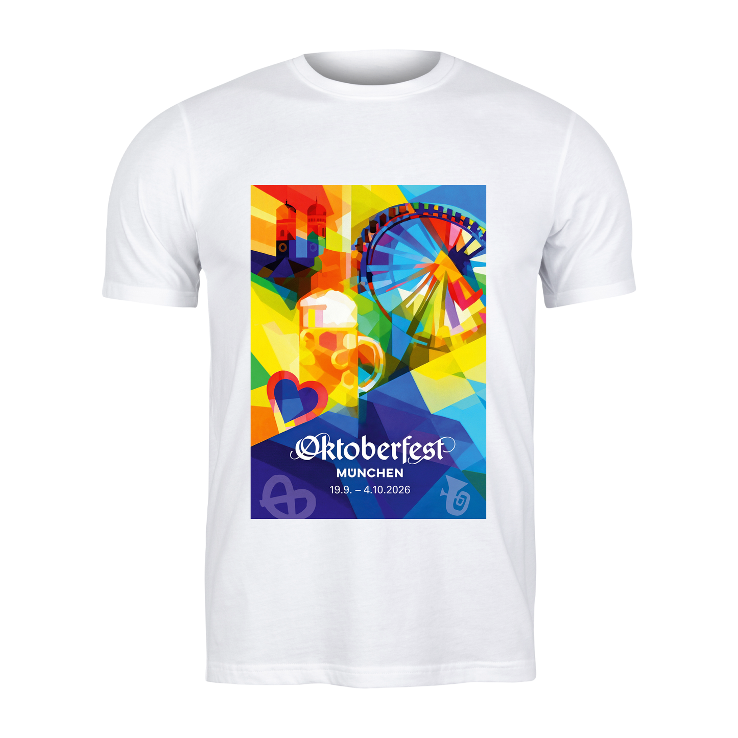 Oktoberfest™ Shirt Jahresmotiv 2026 Weiß