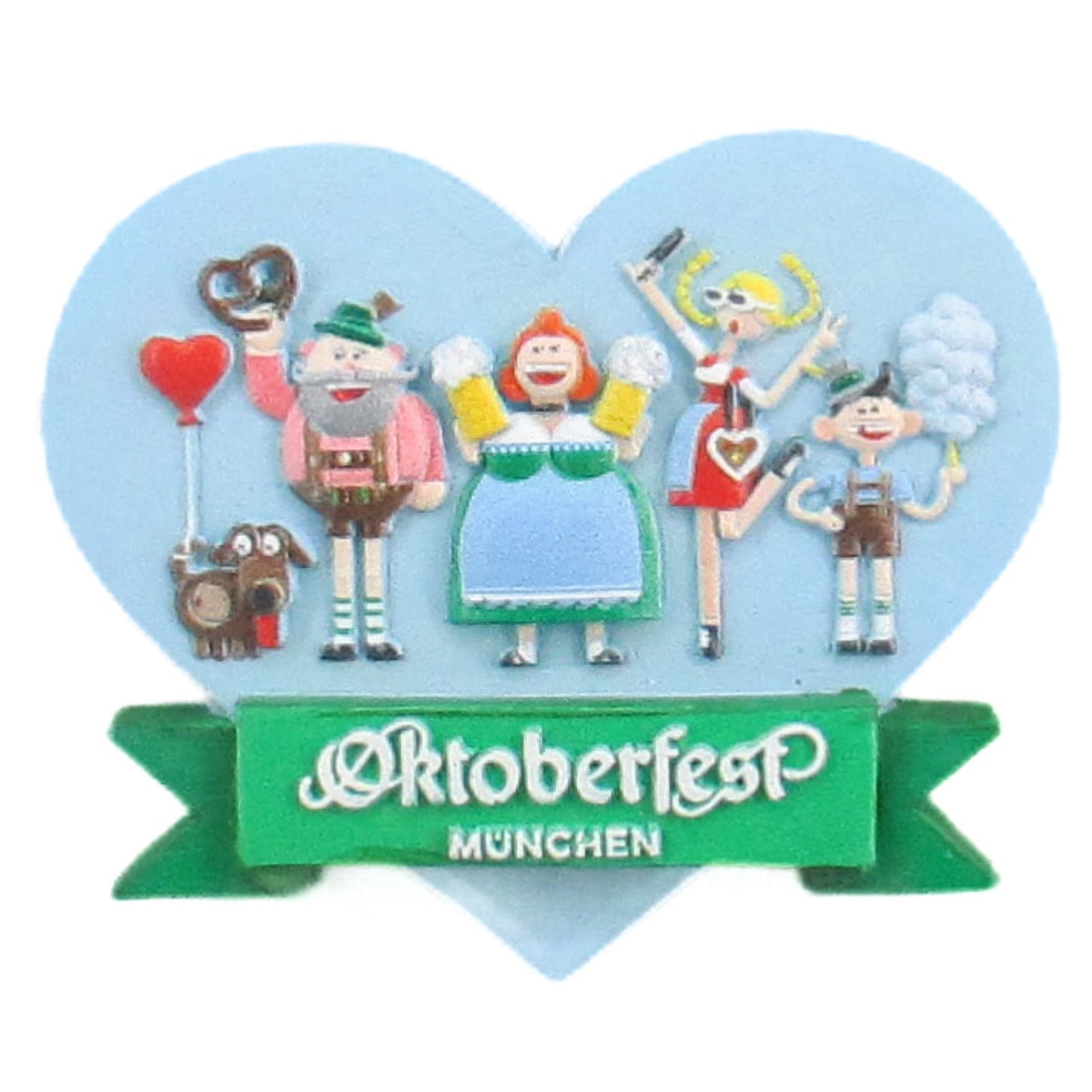 Oktoberfest München™ Happy Bayern Polymagnet