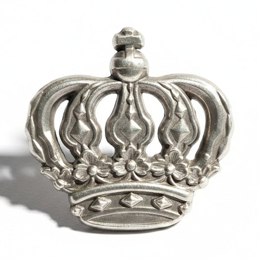 Anstecker Krone Silber