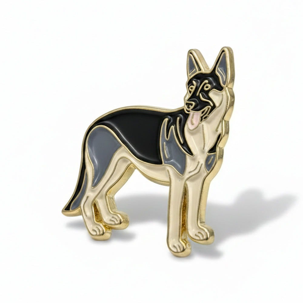 Anstecker Schäferhund
